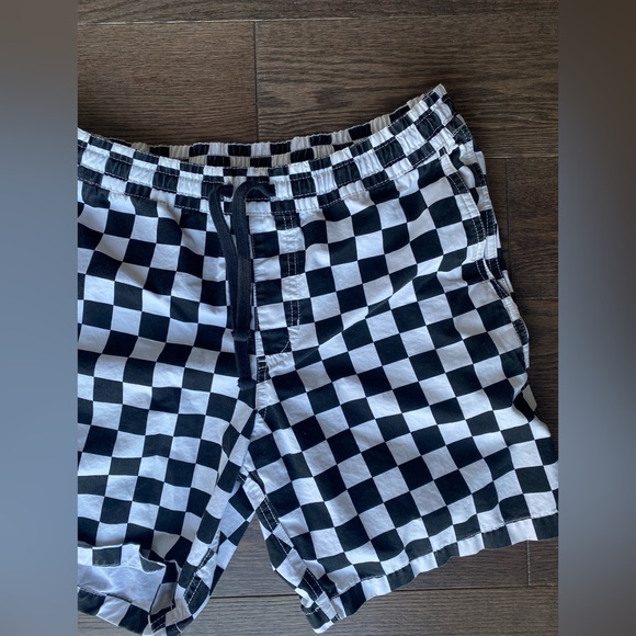 Vans men’s check board swim trunk / shorts size small - Picture 4 of 8